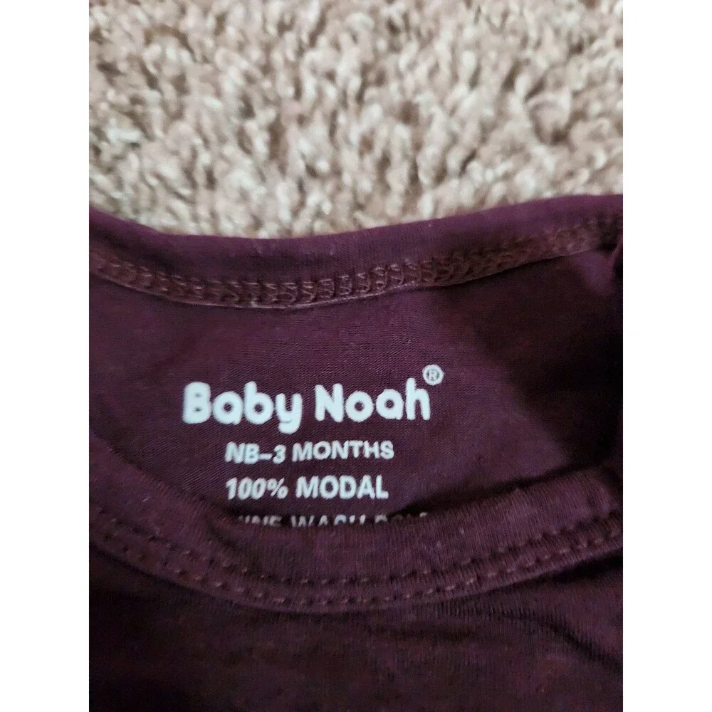 Baby noah gown size 0-3M- purple
